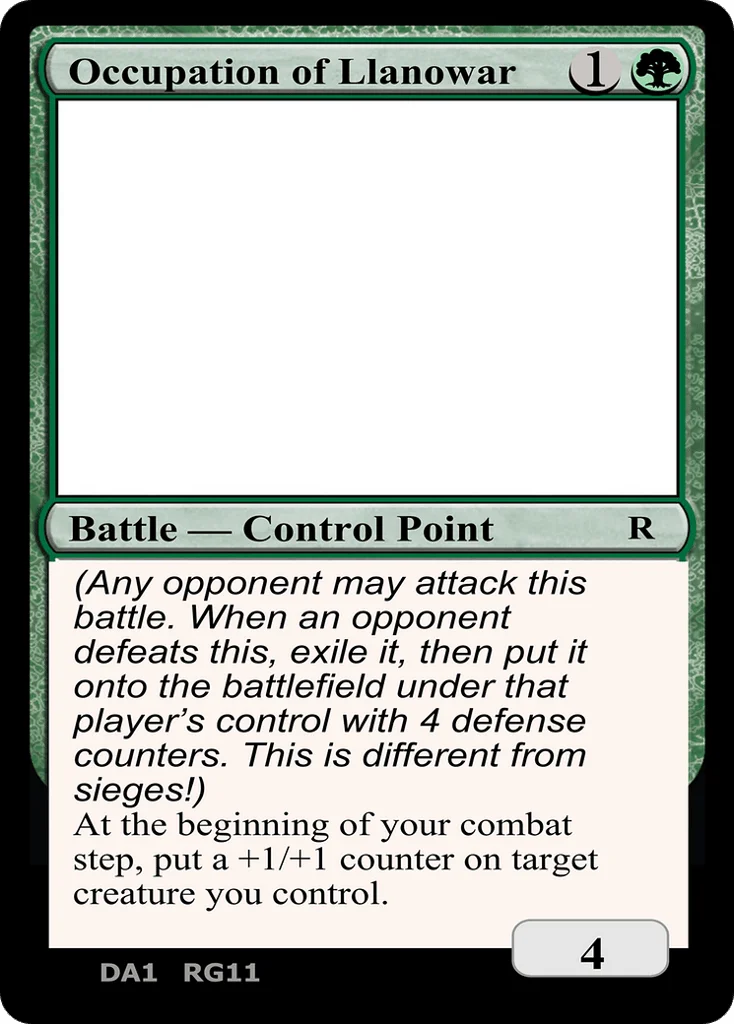 Occupation of Llanowar · Unknown Event