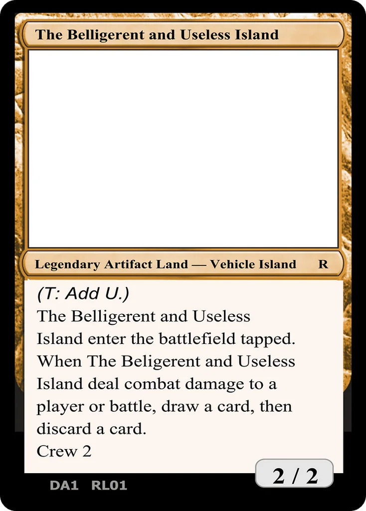 The Belligerent and Useless Island · Unknown Event