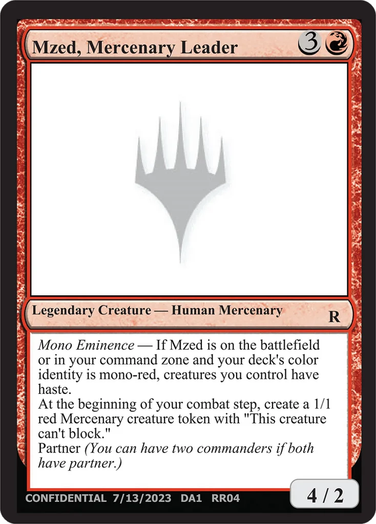 Mzed, Mercenary Leader · Unknown Event