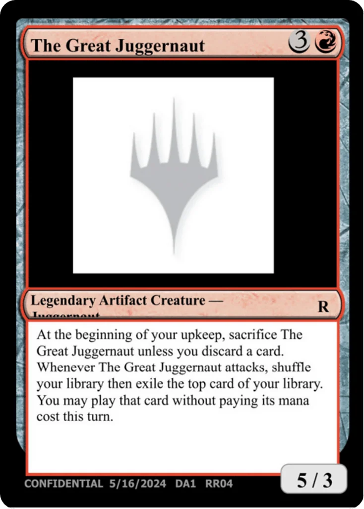The Great Juggernaut · Unknown Event