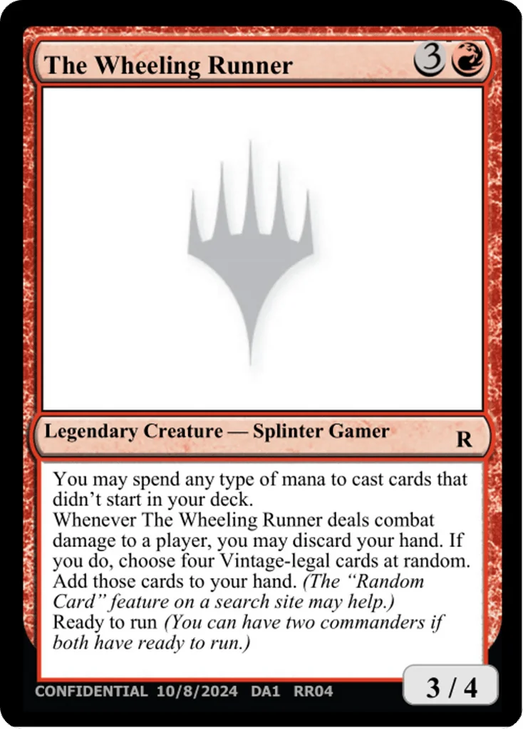 The Wheeling Runner · Unknown Event