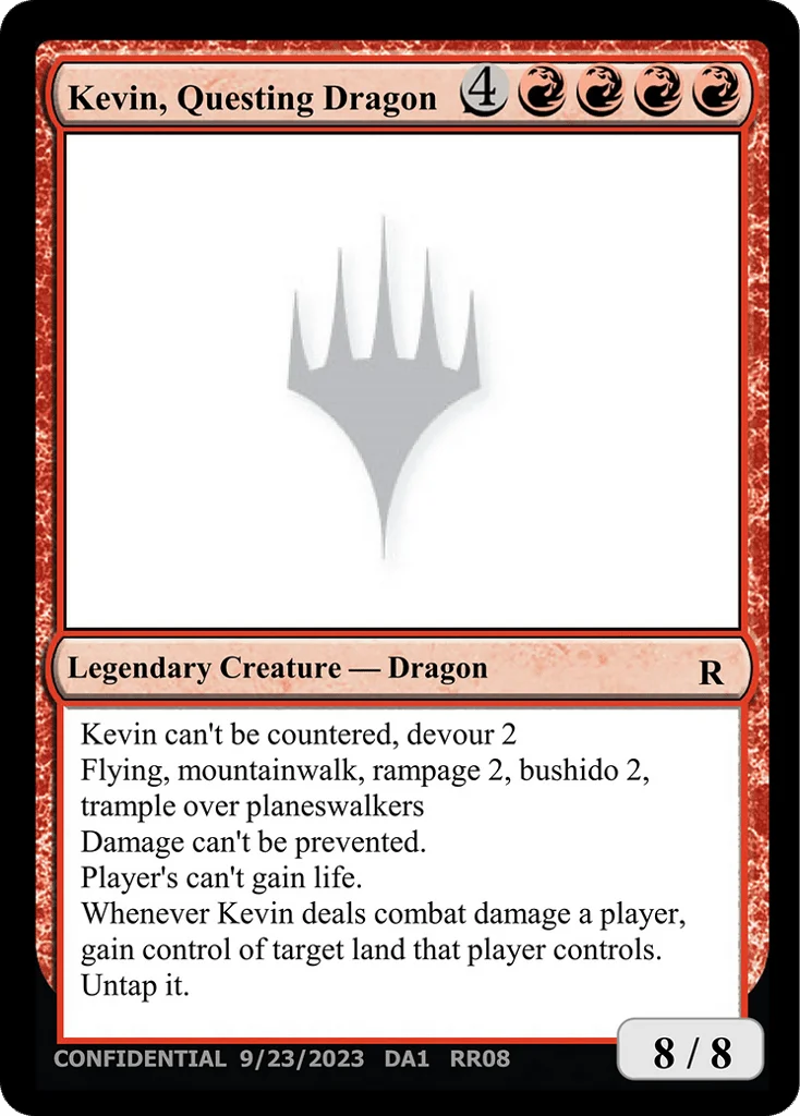 Kevin, Questing Dragon · Unknown Event