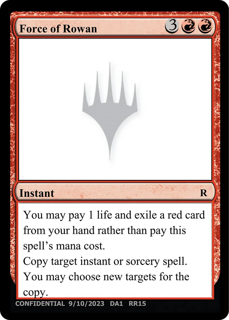 Force of Rowan · Unknown Event