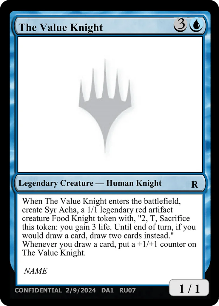 The Value Knight · Unknown Event