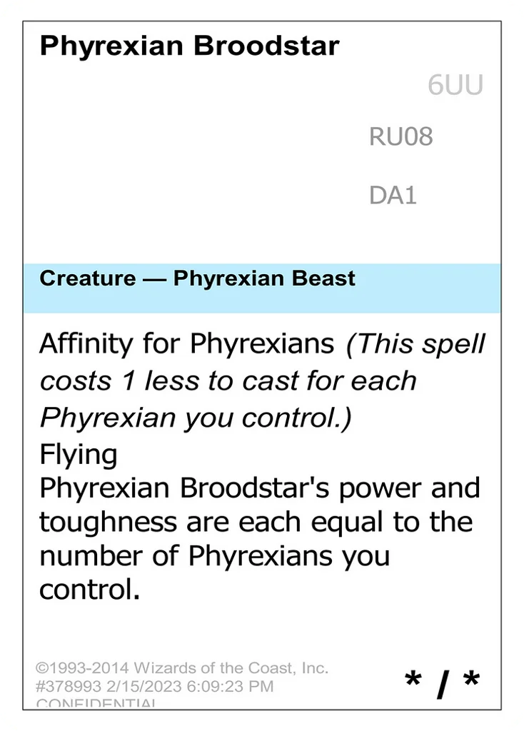 Phyrexian Broodstar · Unknown Event