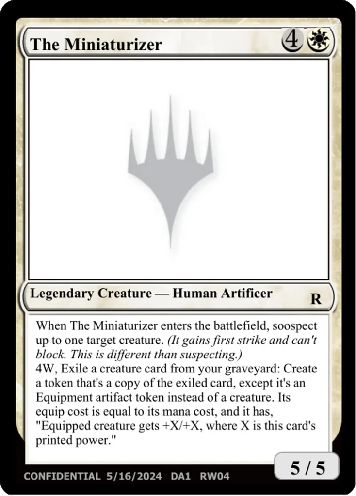 The Miniaturizer · Unknown Event