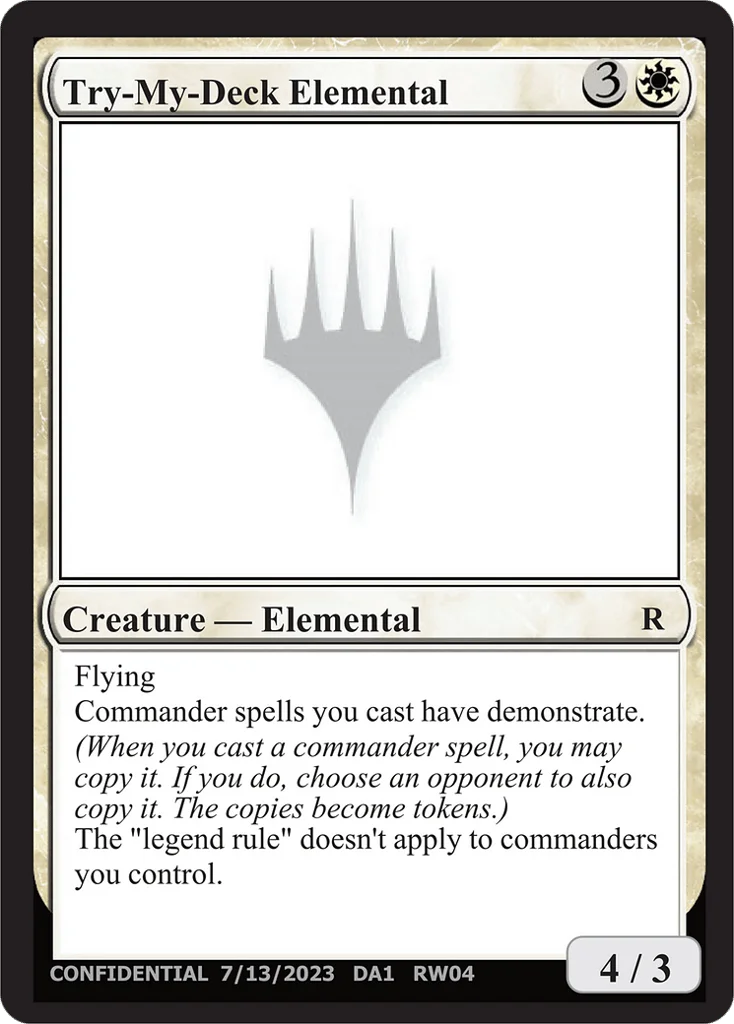 Try-My-Deck Elemental · Unknown Event