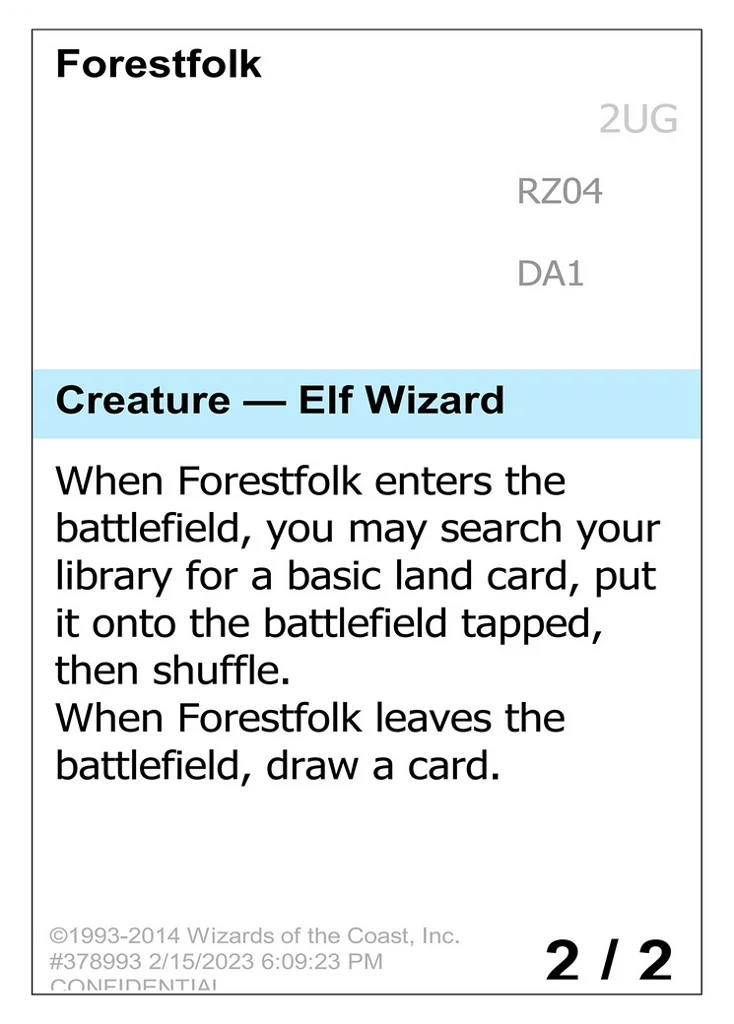 Forestfolk · Unknown Event