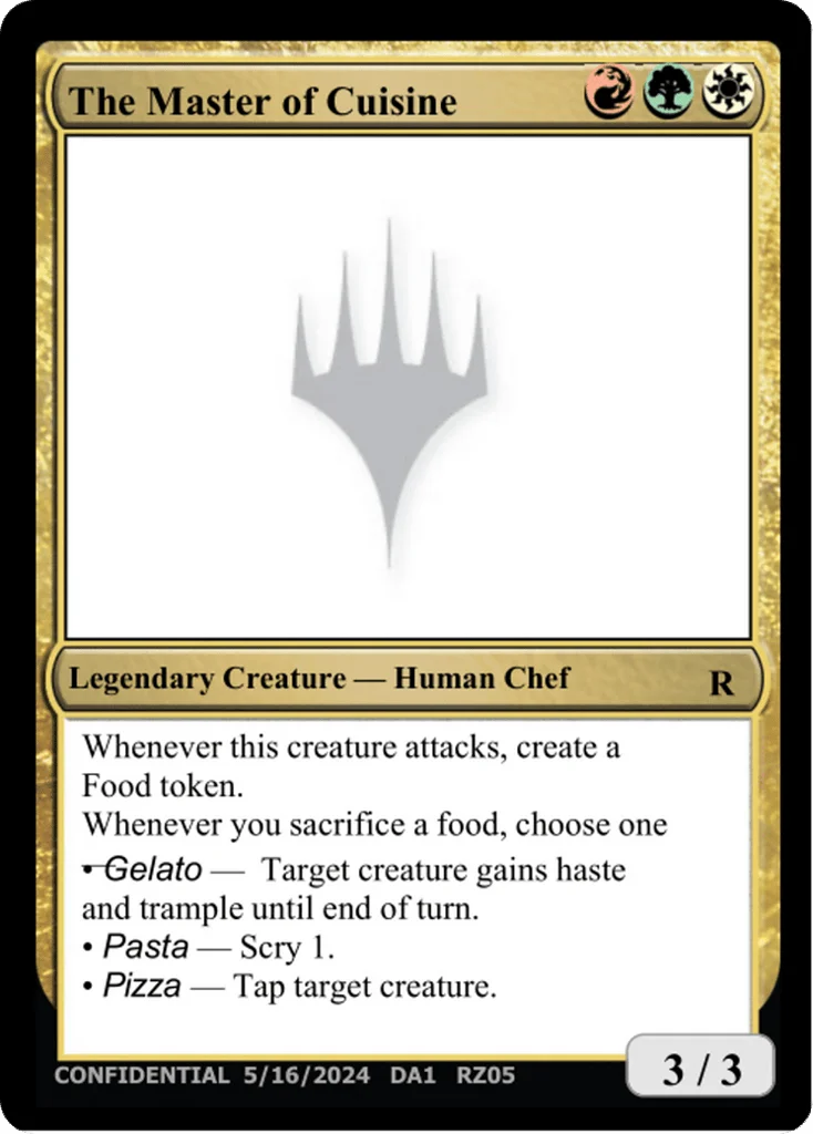 The Master of Cuisine · Unknown Event