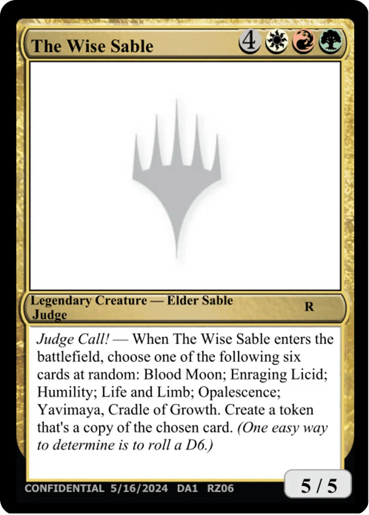 The Wise Sable · Unknown Event