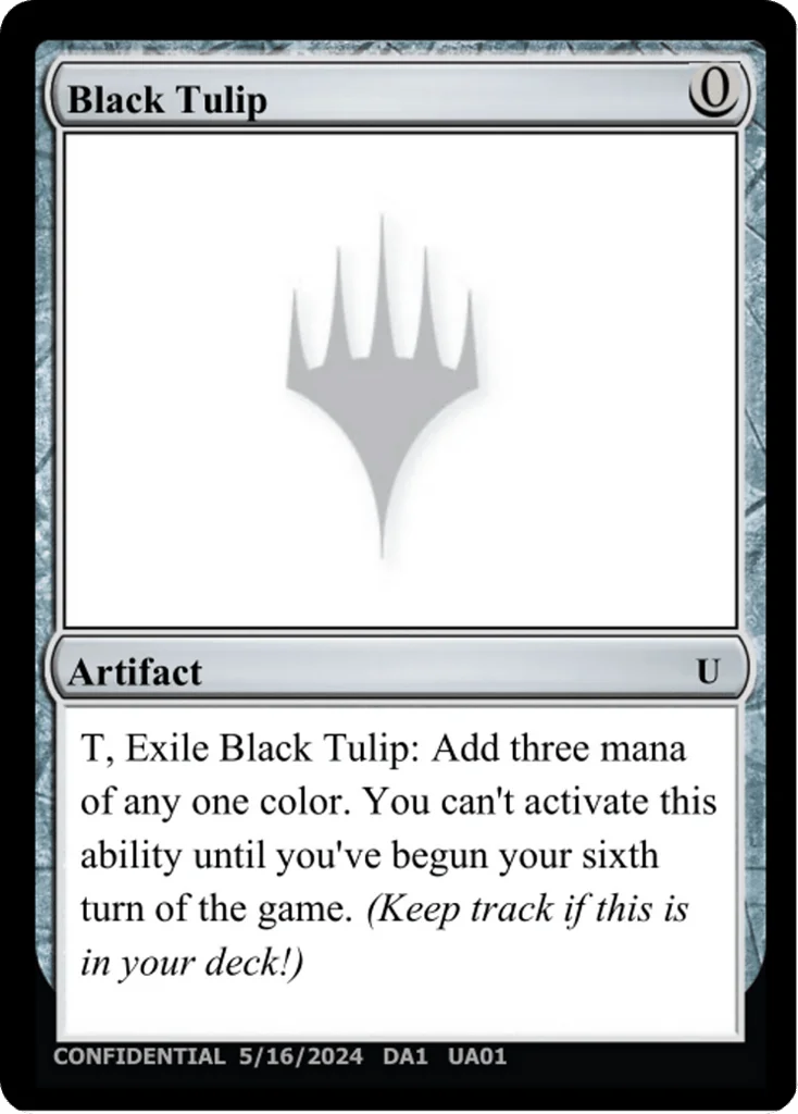 Black Tulip · Unknown Event