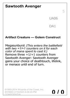 Sawtooth Avenger
