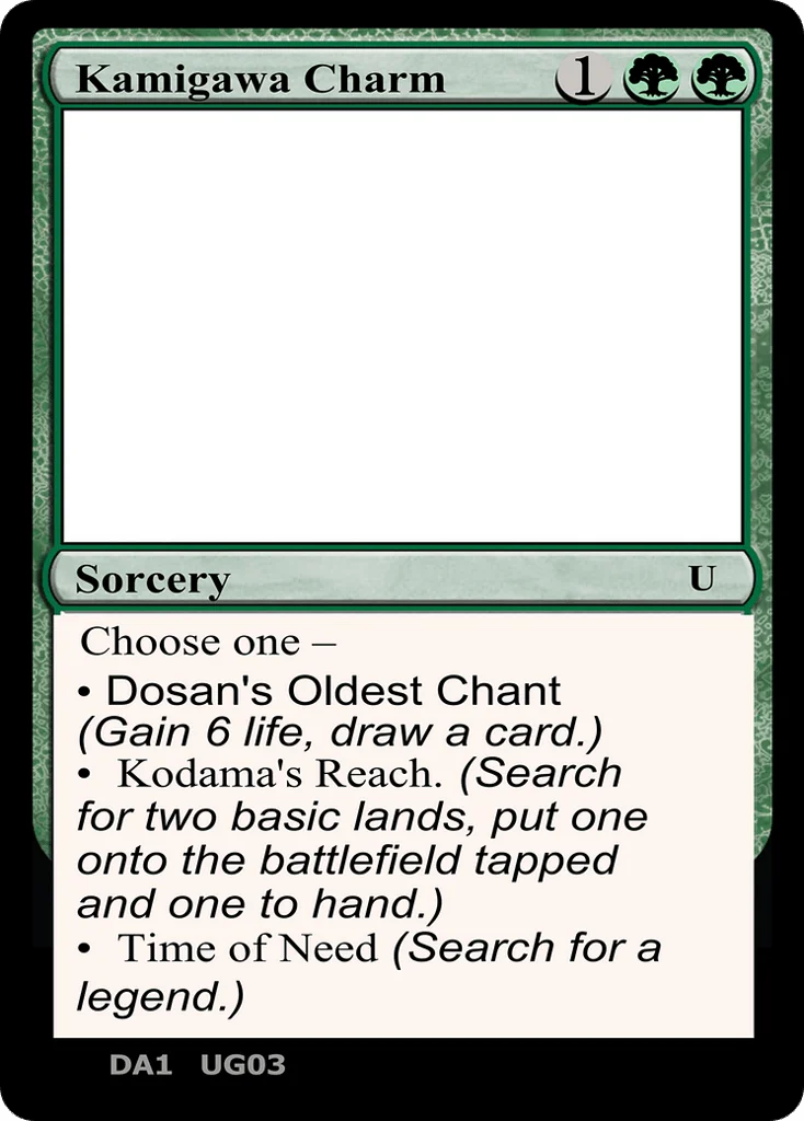 Kamigawa Charm · Unknown Event
