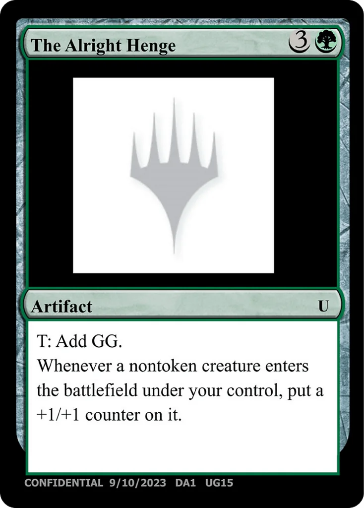 The Alright Henge · Unknown Event