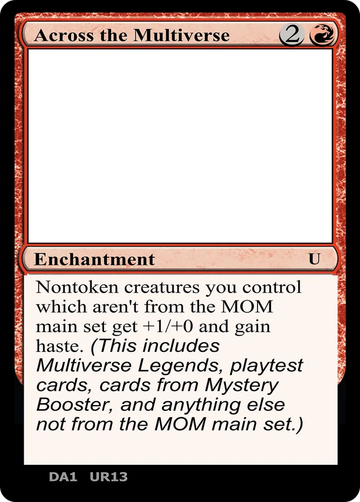 Across the Multiverse · Unknown Event