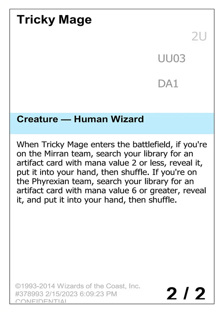 Tricky Mage · Unknown Event