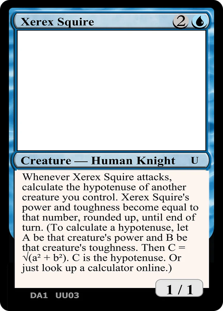 Xerex Squire · Unknown Event