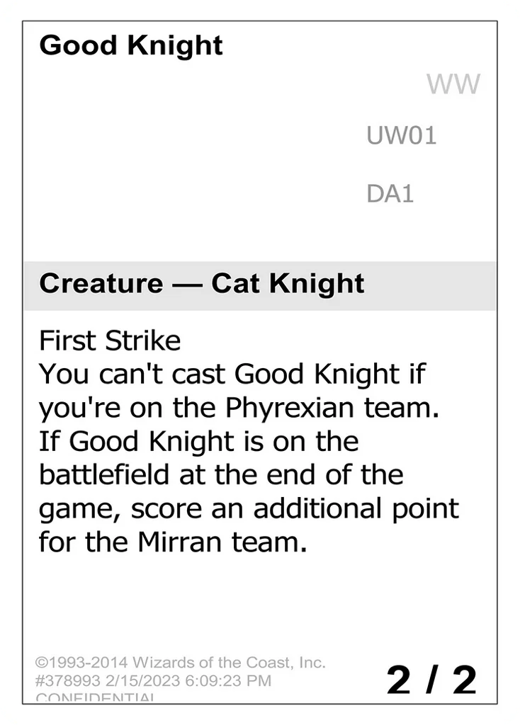 Good Knight · Unknown Event