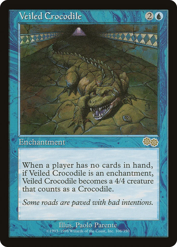Veiled Crocodile · Urza's Saga