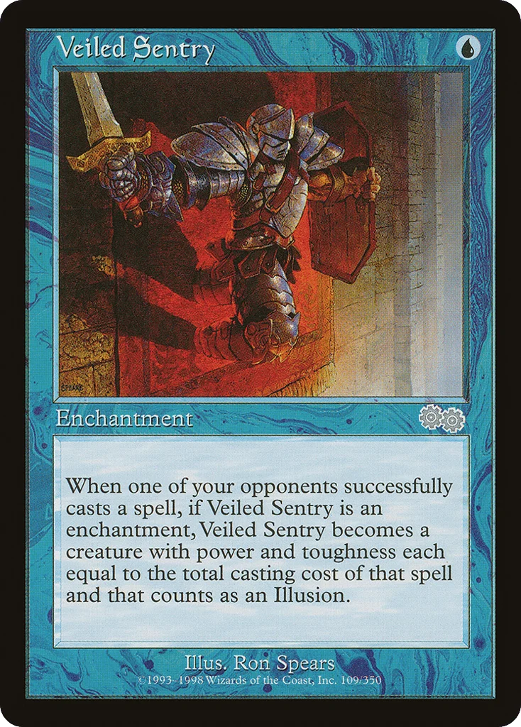 Veiled Sentry · Urza's Saga