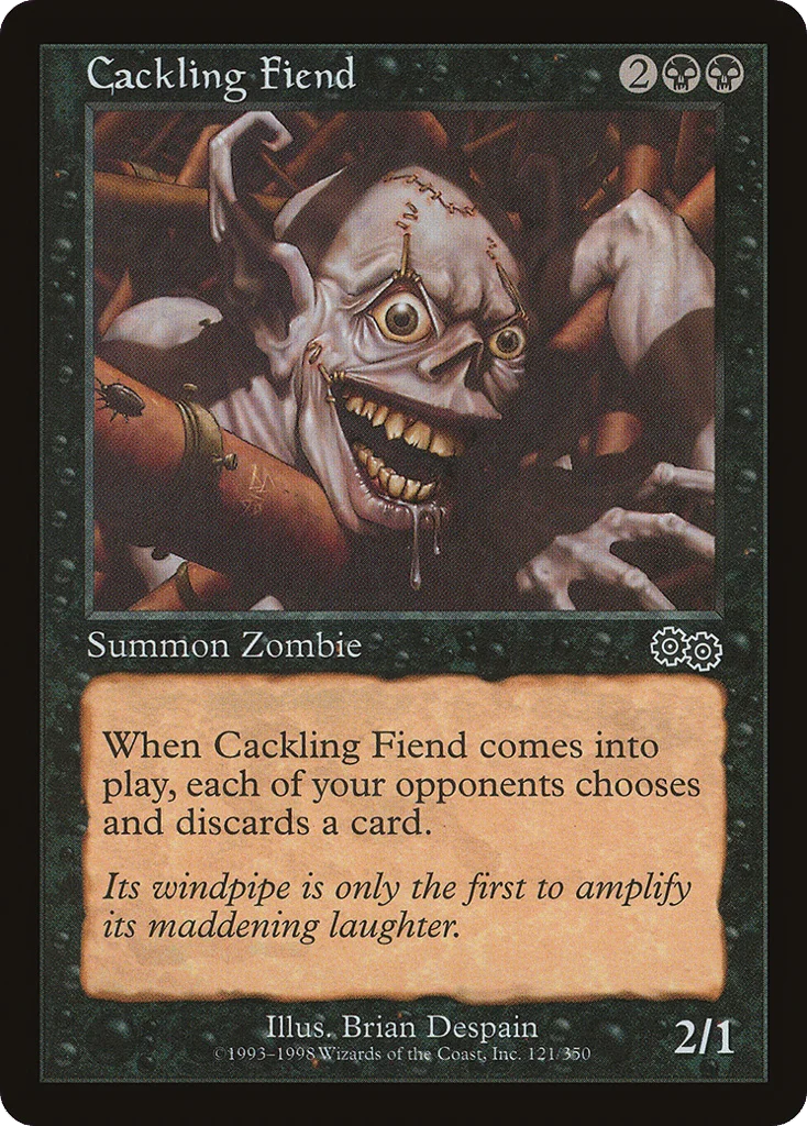 Cackling Fiend · Urza's Saga