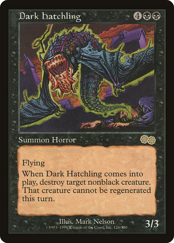 Dark Hatchling · Urza's Saga