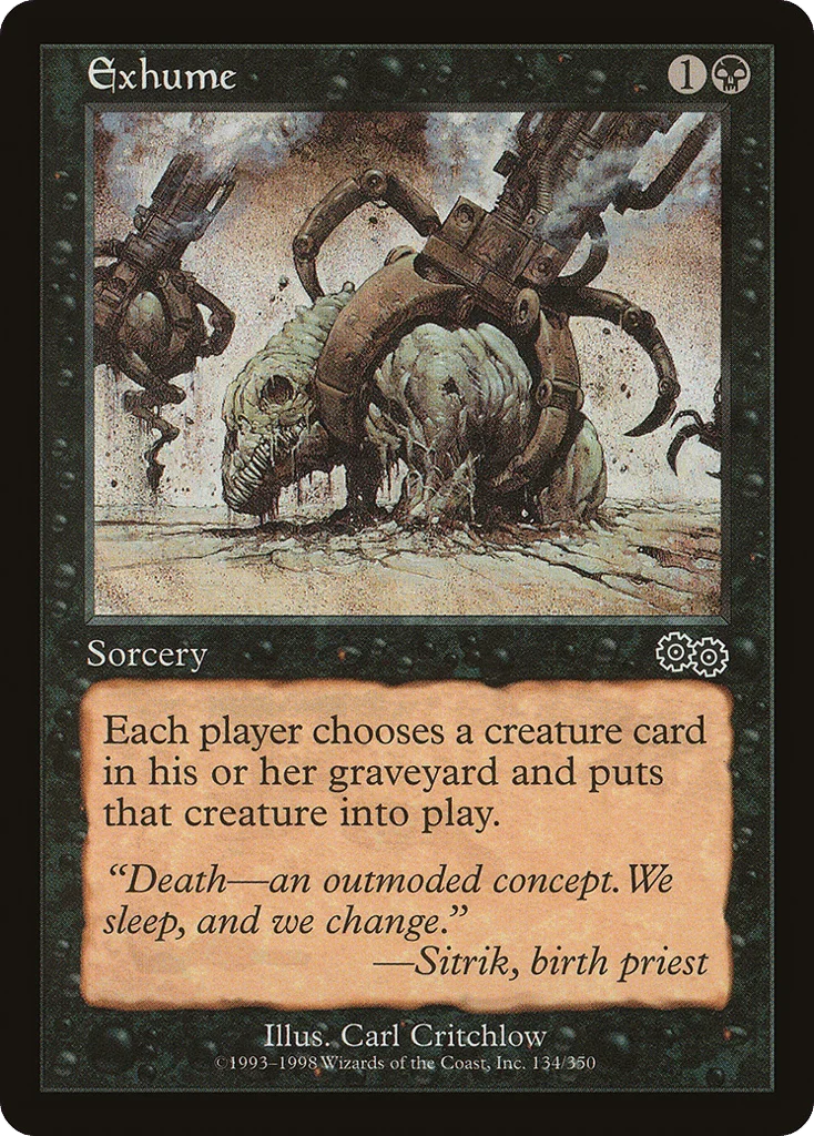Exhume · Urza's Saga
