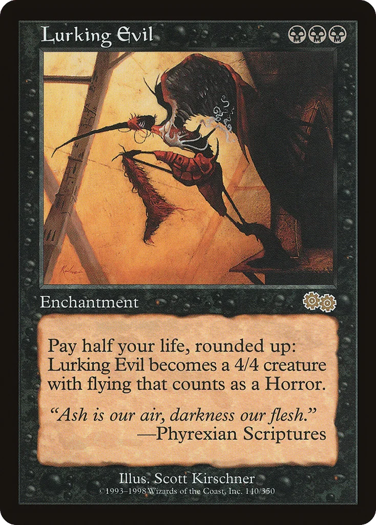 Lurking Evil · Urza's Saga