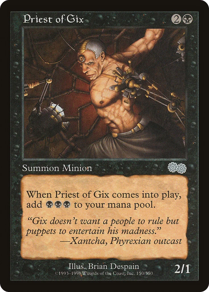 Priest of Gix · Urza's Saga