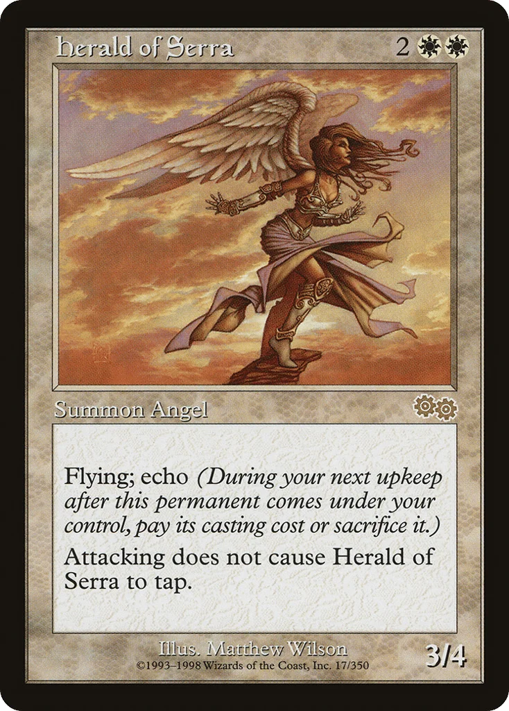 Herald of Serra · Urza's Saga