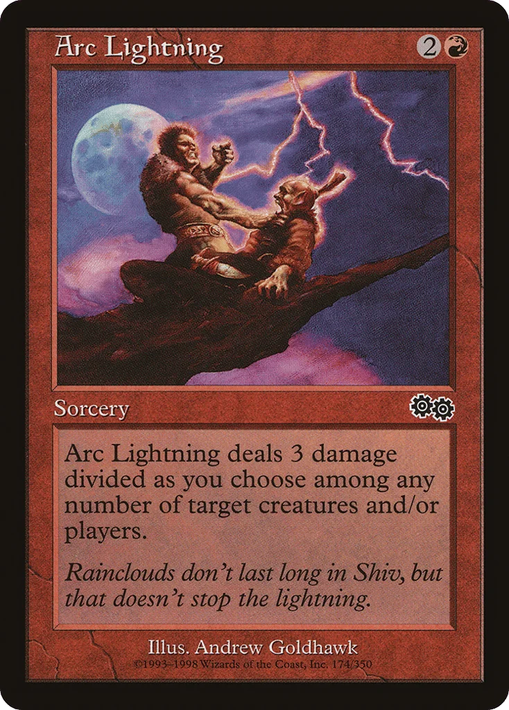 Arc Lightning · Urza's Saga