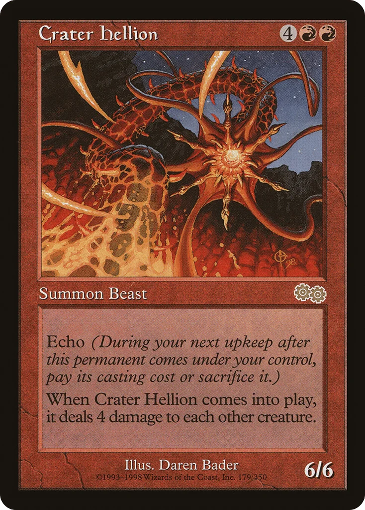 Crater Hellion · Urza's Saga