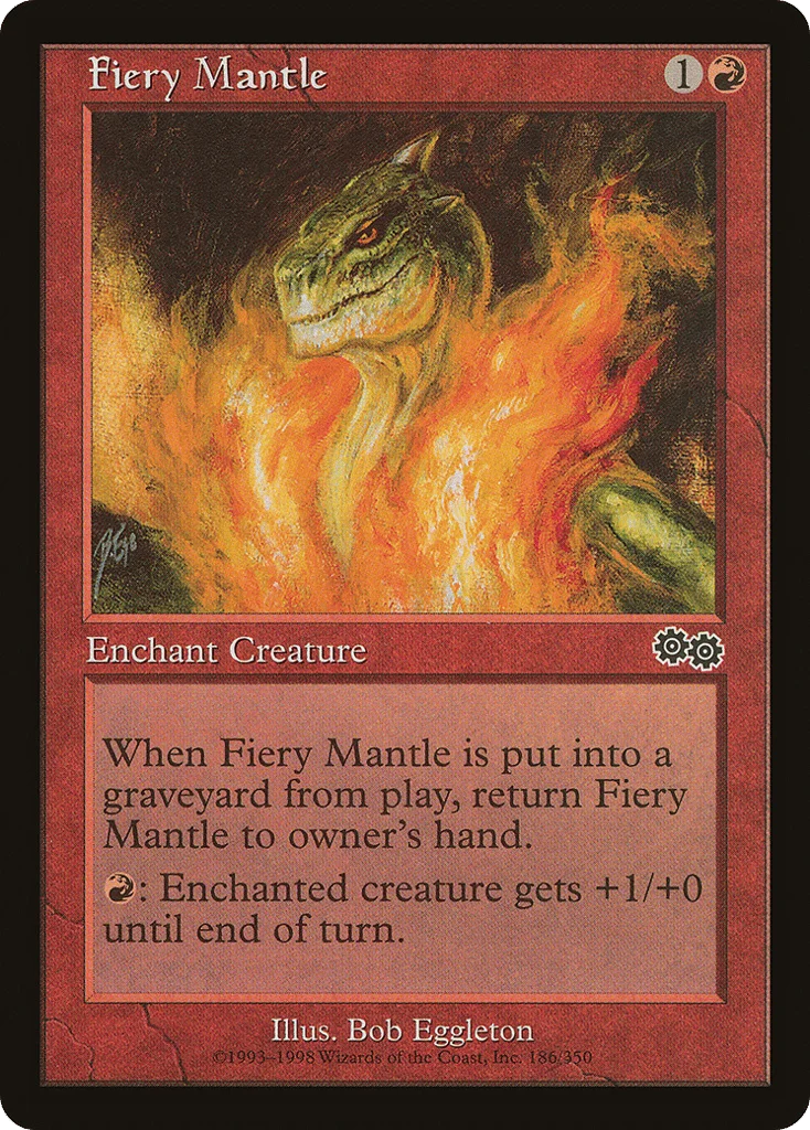 Fiery Mantle · Urza's Saga