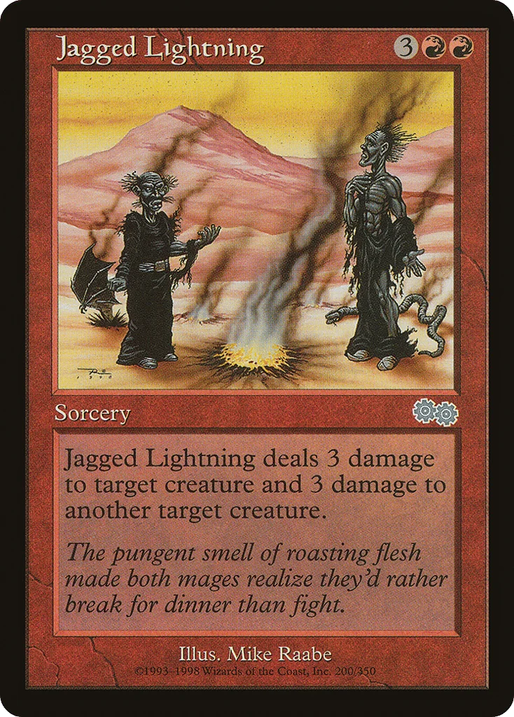 Jagged Lightning · Urza's Saga