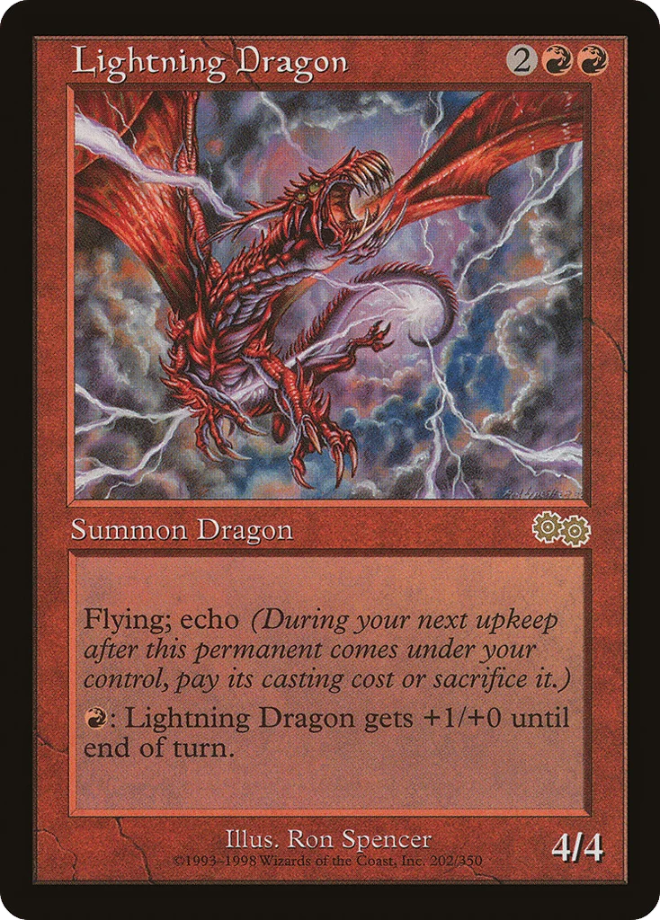Lightning Dragon · Urza's Saga