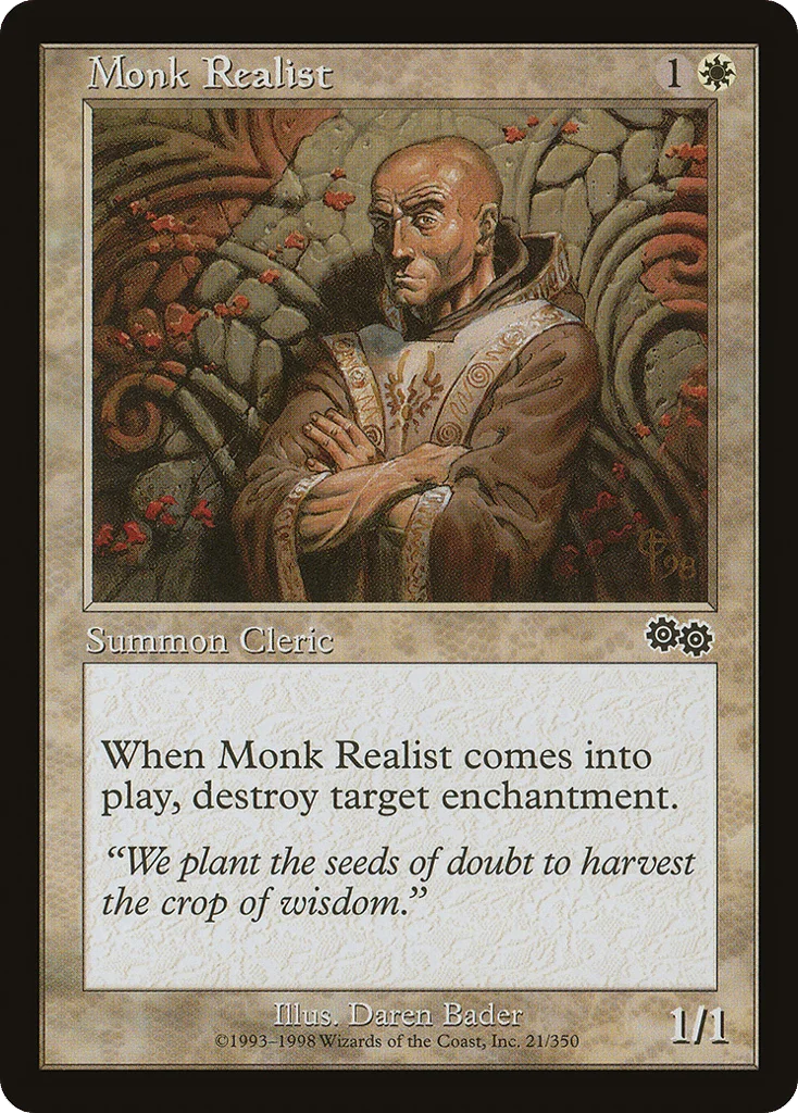 Monk Realist · Urza's Saga