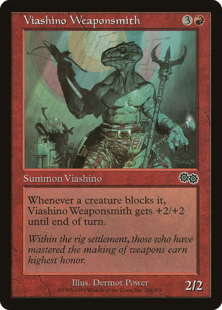 Viashino Weaponsmith · Urza's Saga