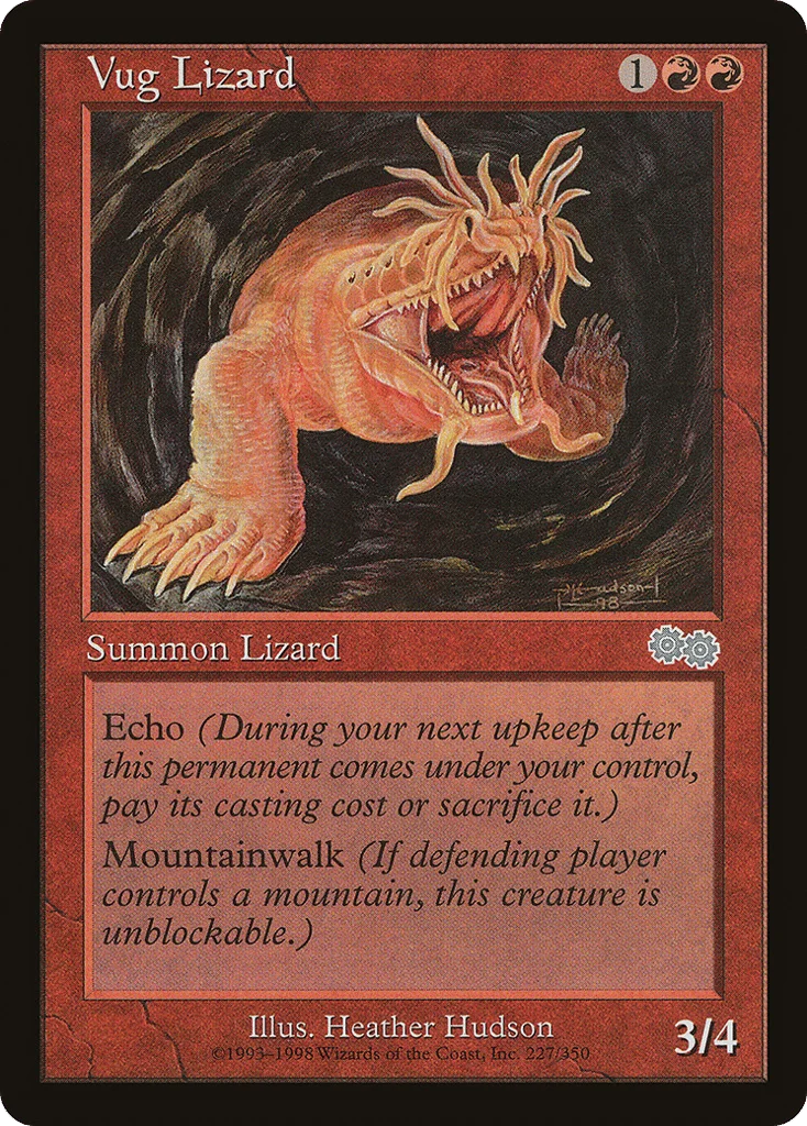Vug Lizard · Urza's Saga