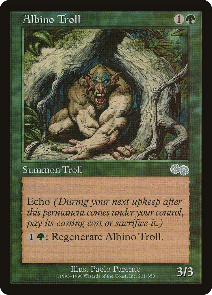 Albino Troll · Urza's Saga