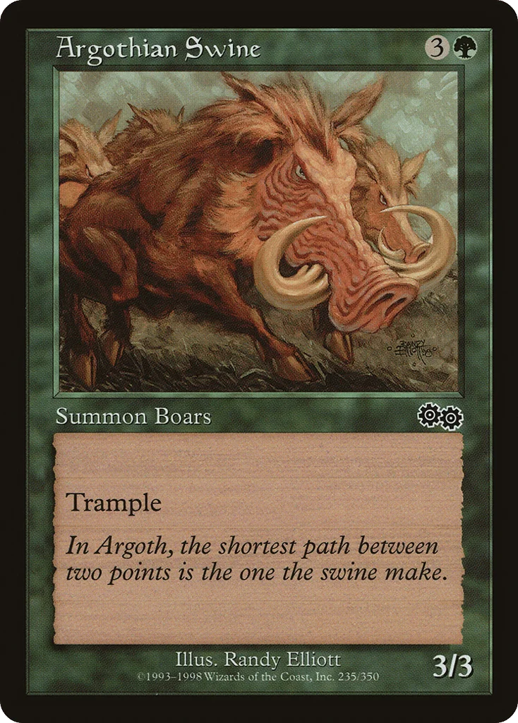 Argothian Swine · Urza's Saga