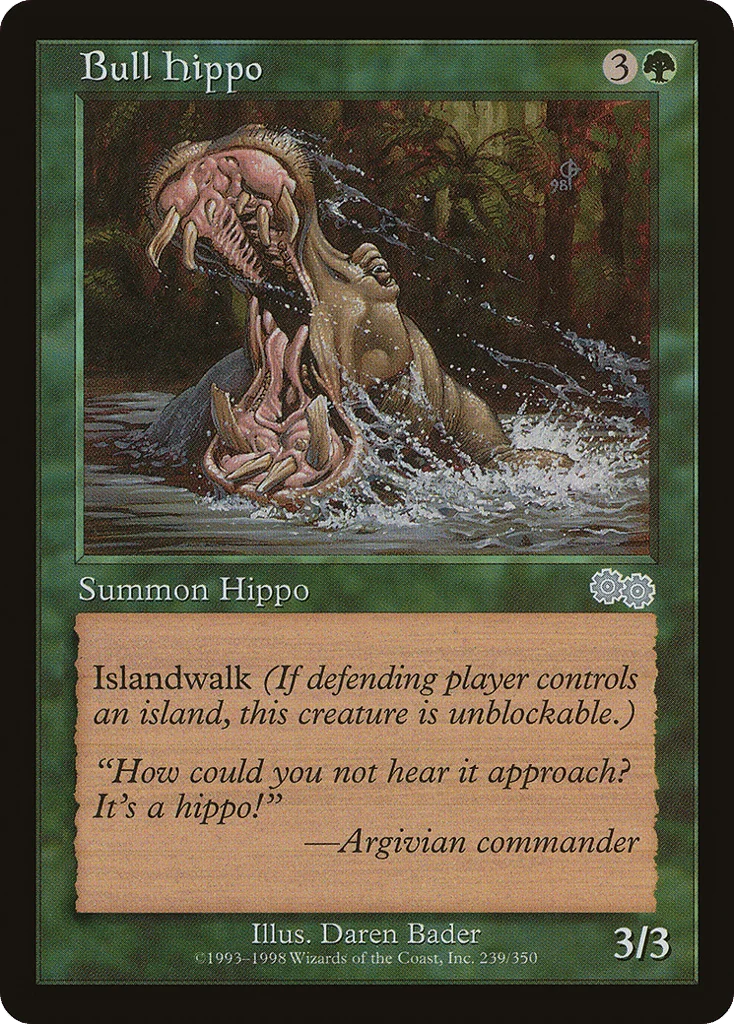 Bull Hippo · Urza's Saga
