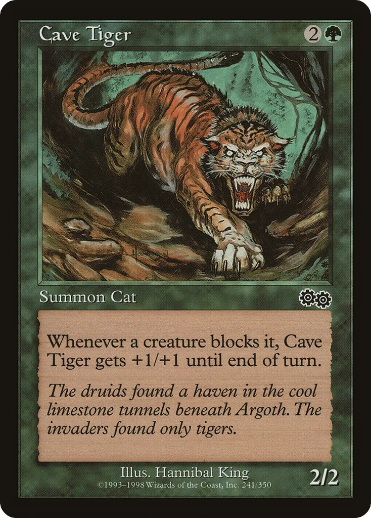 Cave Tiger · Urza's Saga