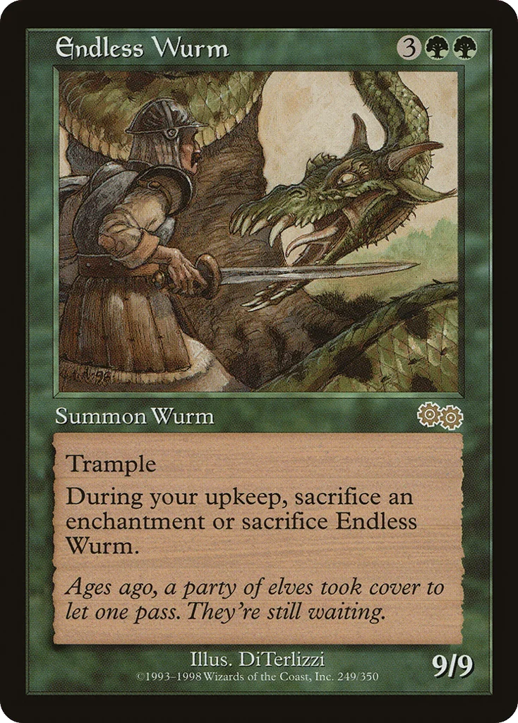 Endless Wurm · Urza's Saga