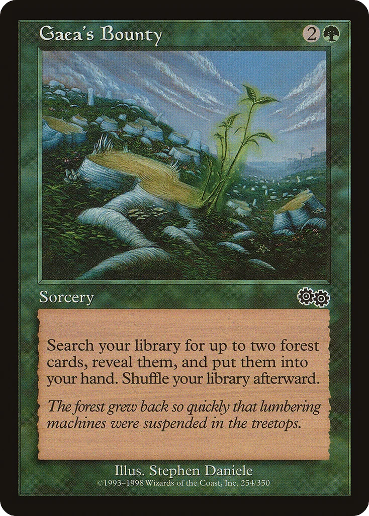 Gaea's Bounty · Urza's Saga