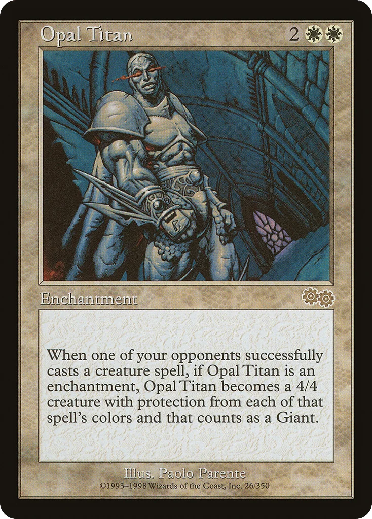 Opal Titan · Urza's Saga