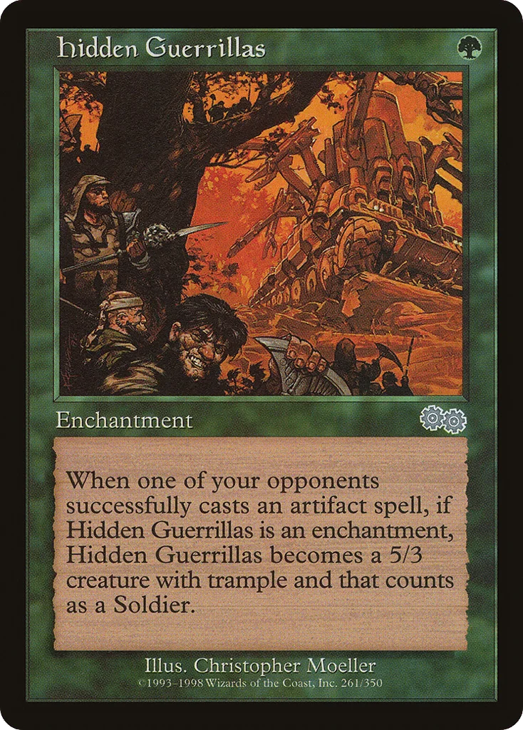 Hidden Guerrillas · Urza's Saga