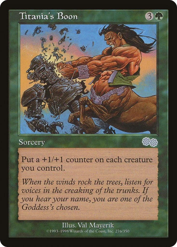 Titania's Boon · Urza's Saga