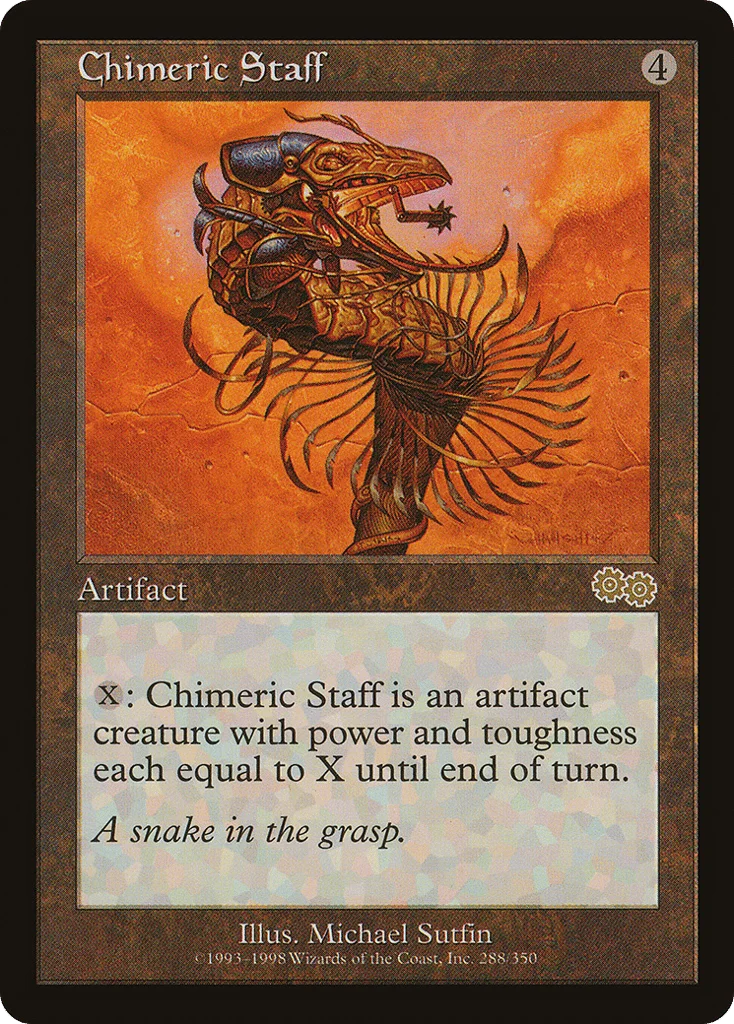 Chimeric Staff · Urza's Saga
