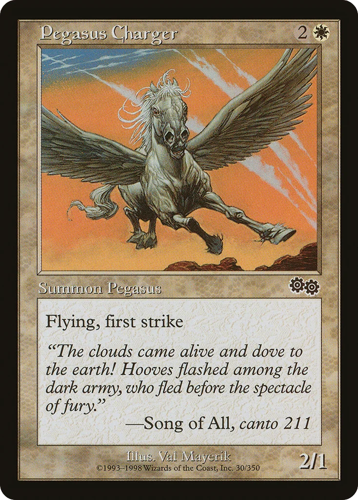 Pegasus Charger · Urza's Saga