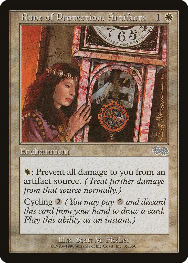 Rune of Protection: Artifacts · Urza's Saga